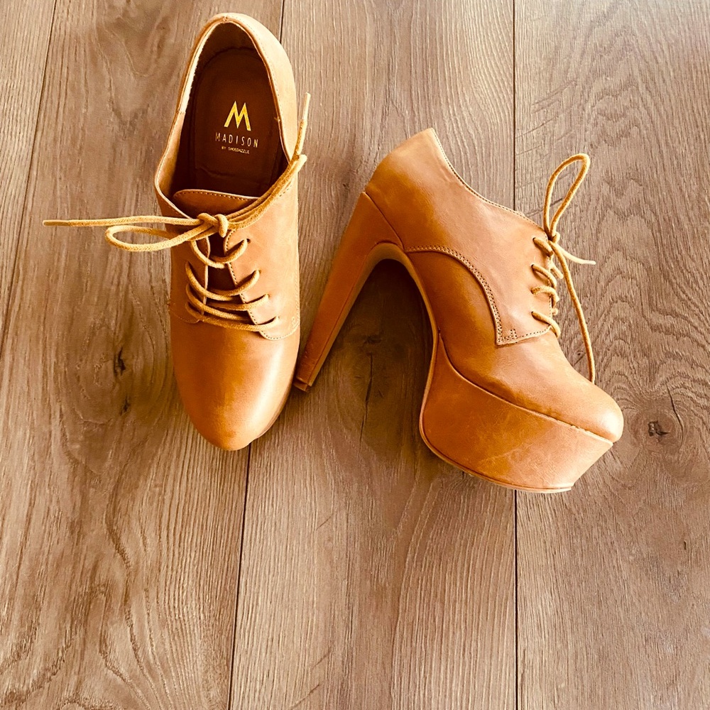 Platform Lace Up Heels